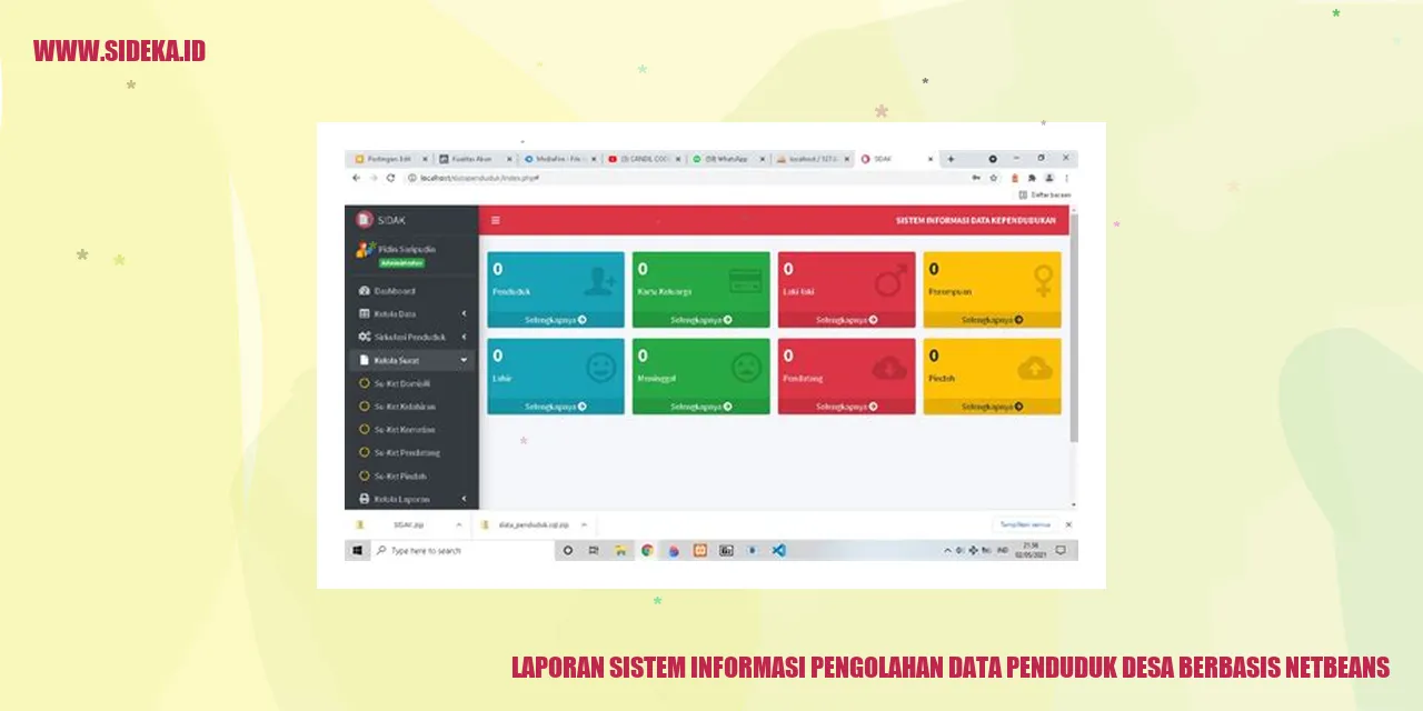 Sistem Informasi Pengolahan Data Penduduk Desa Berbasis NetBeans