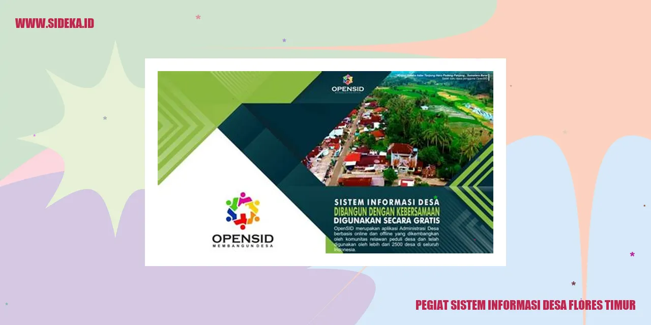 pegiat sistem informasi desa flores timur