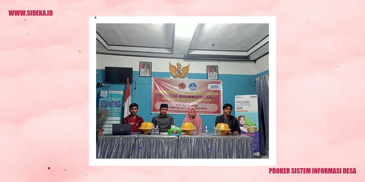 proker sistem informasi desa