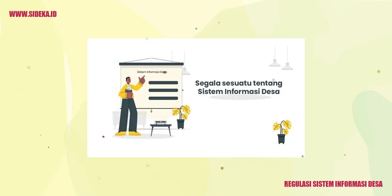 Regulasi Sistem Informasi Desa