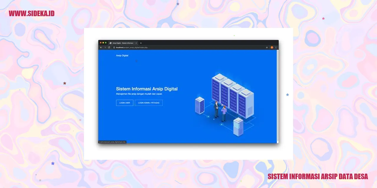 Sistem Informasi Arsip Data Desa