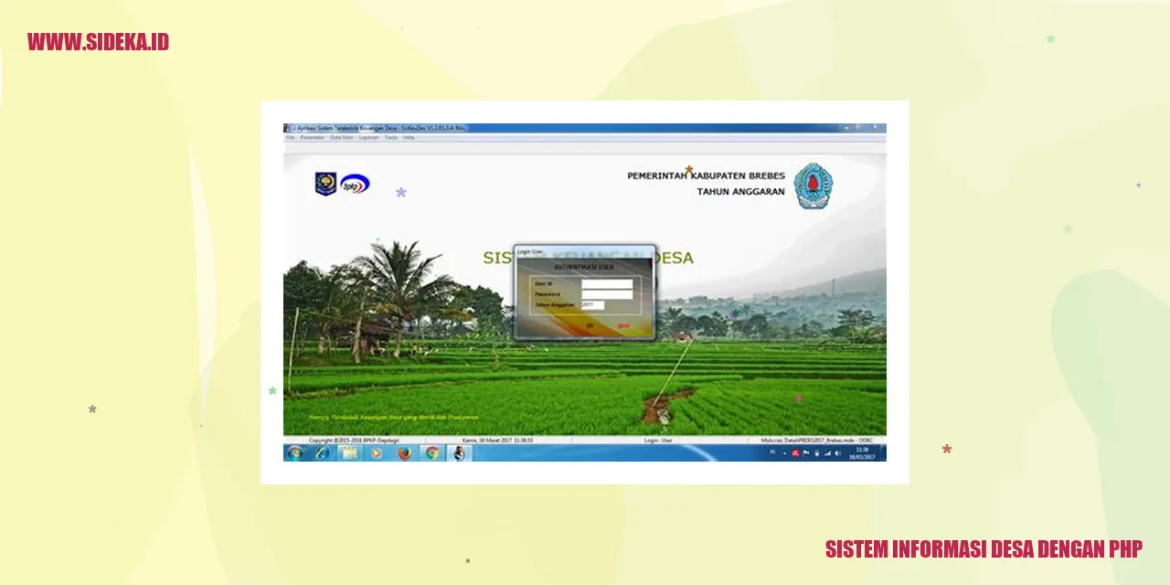 Sistem Informasi Desa dengan PHP