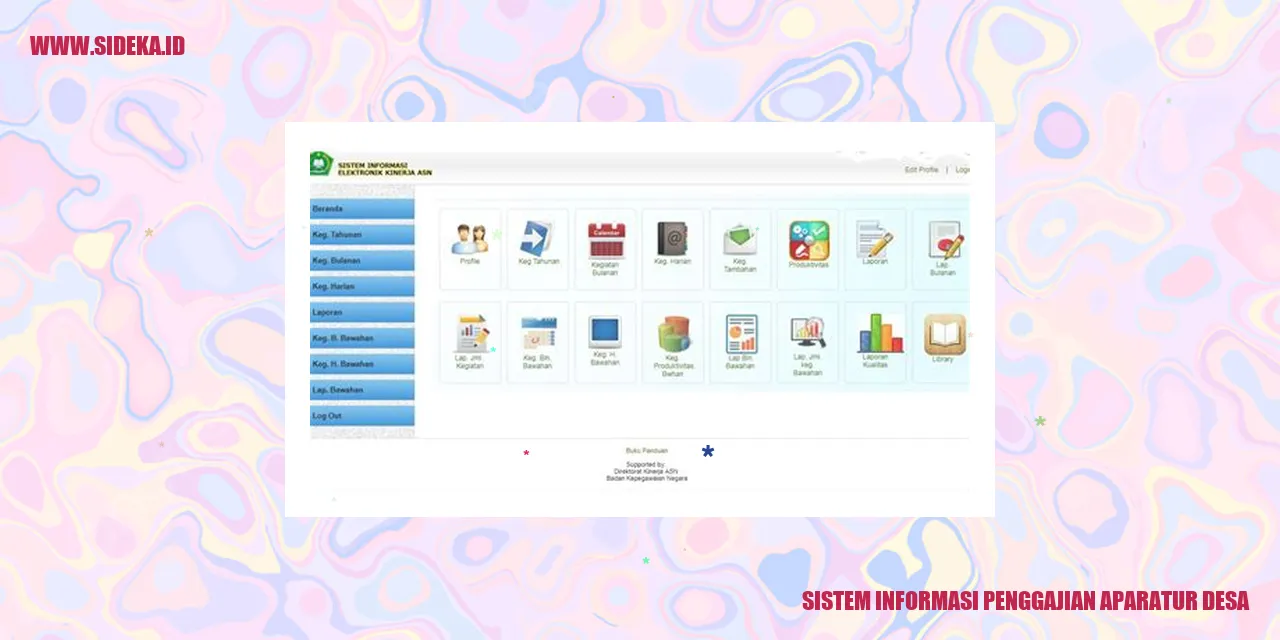 Sistem Informasi Penggajian Aparatur Desa